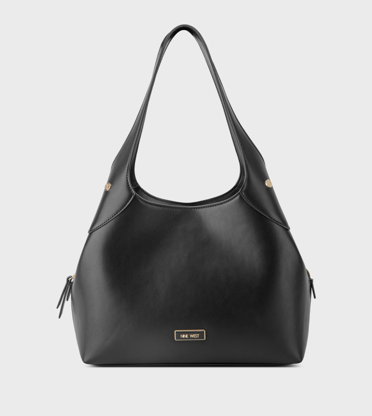 EAMON Textured Shoulder Bag