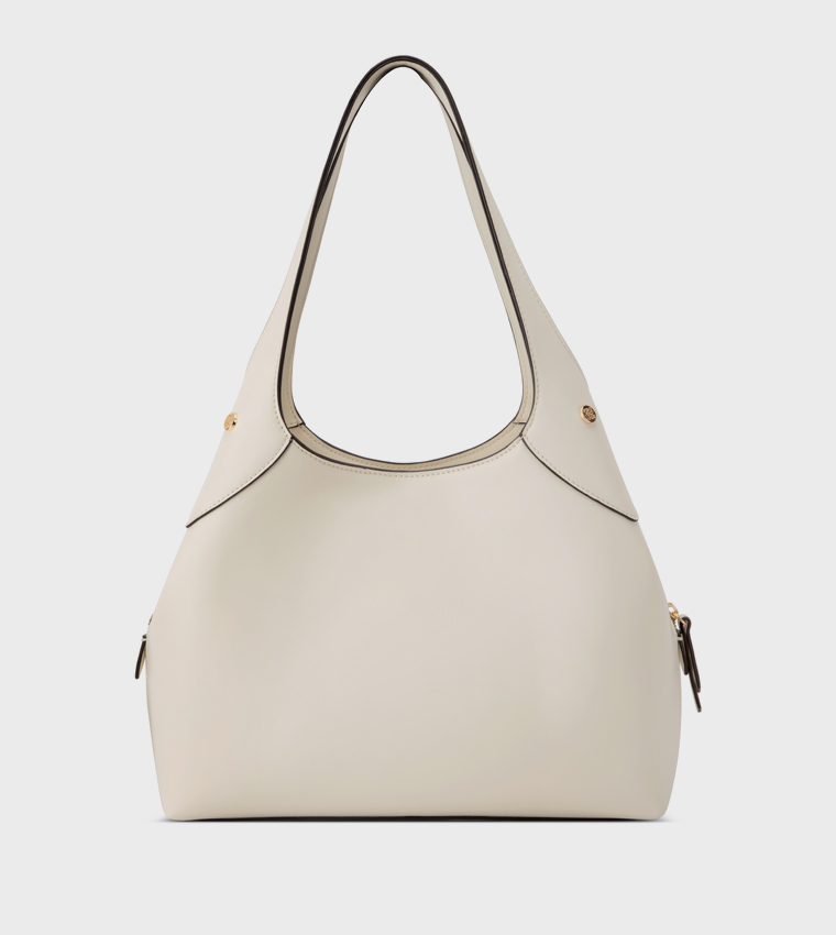 EAMON Textured Shoulder Bag