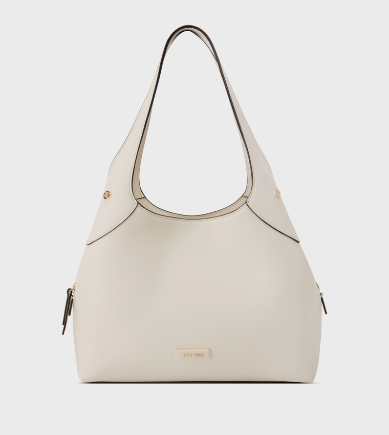 EAMON Textured Shoulder Bag