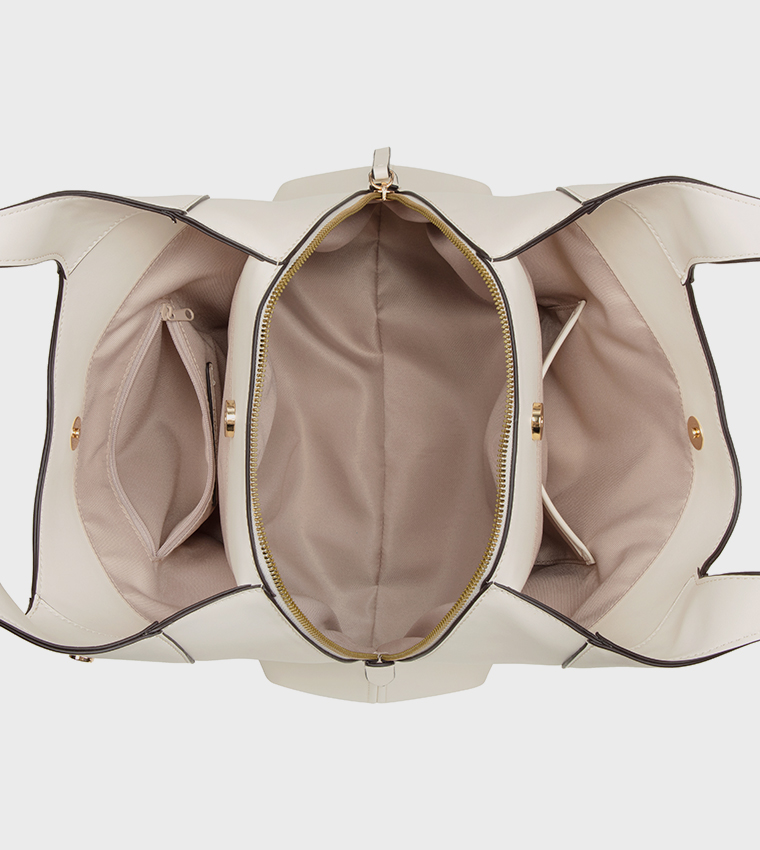 EAMON Textured Shoulder Bag