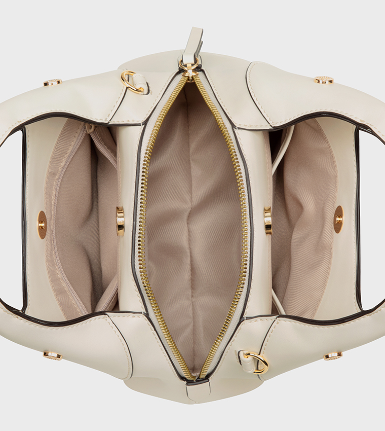 EAMON Textured Hobo Bag