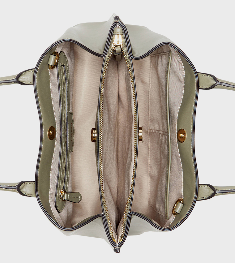 LEONEL 3 Textured Satchel Bag