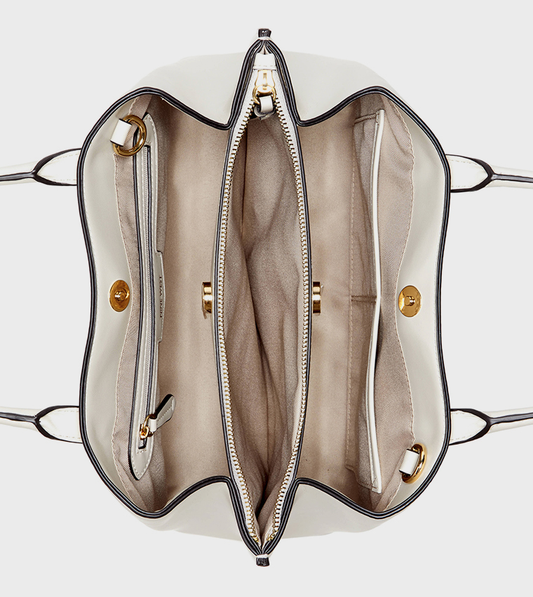 LEONEL 3 Textured Satchel Bag