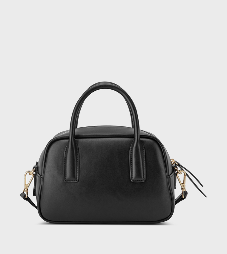 BECHER Textured Satchel Bag