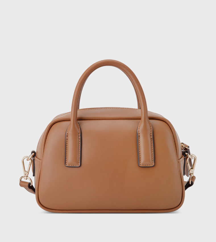 BECHER Textured Satchel Bag