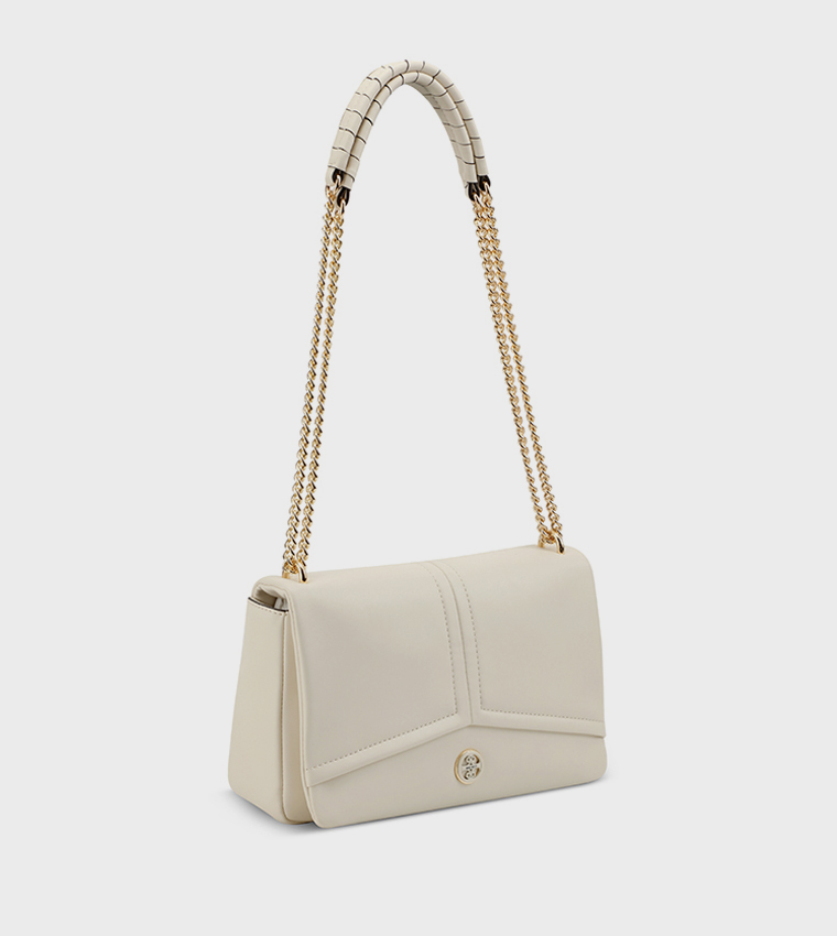 ERINA Logo Detail Convertible Shoulder Bag