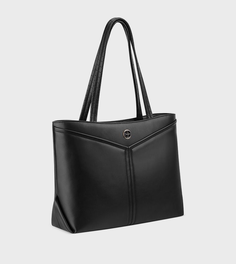 ERINA Logo Detail Tote Bag