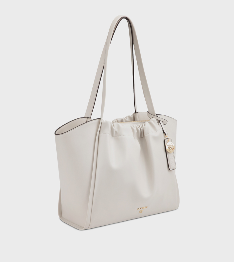 KENJI Ruched Tote Bag