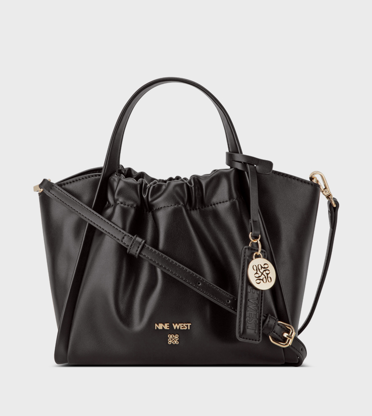 KENJI Ruched Tote Bag