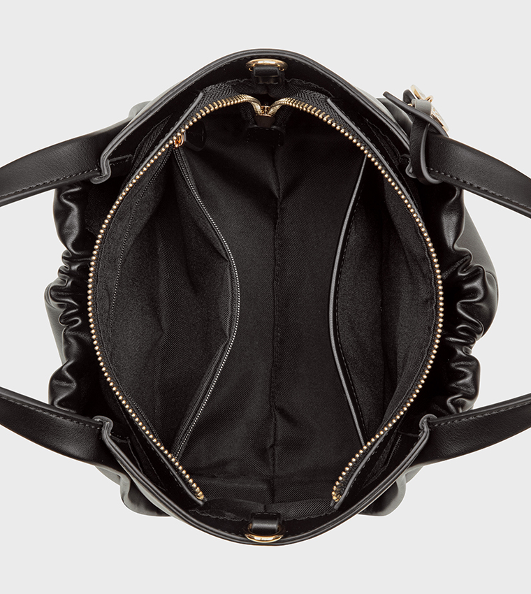 KENJI Ruched Tote Bag