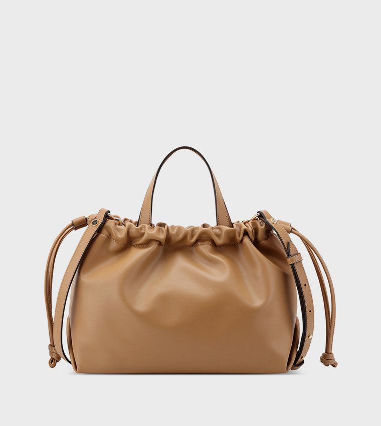 SUDNEY Logo Detail Drawstring Bag