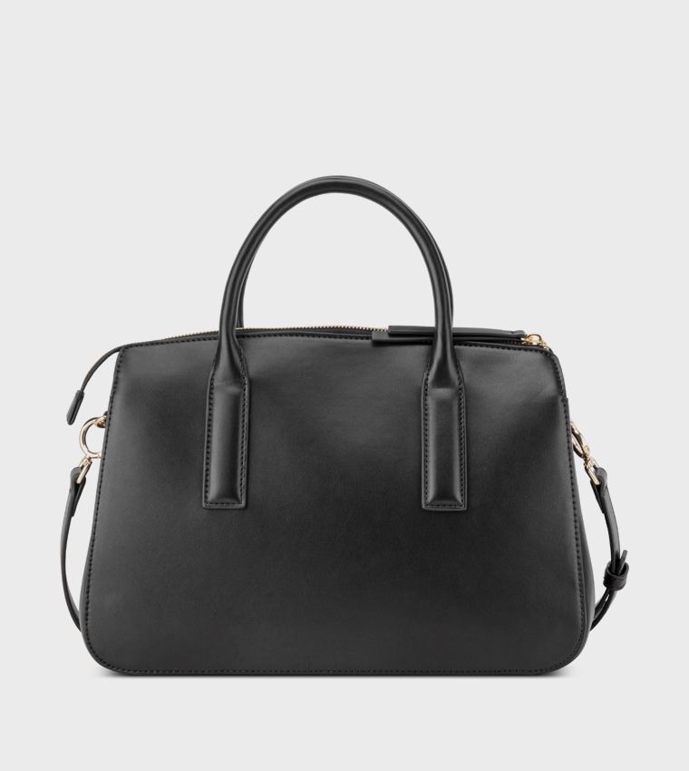 TENELY Textured Satchel Bag
