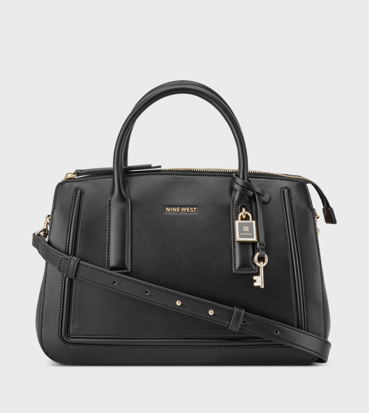 TENELY Textured Satchel Bag