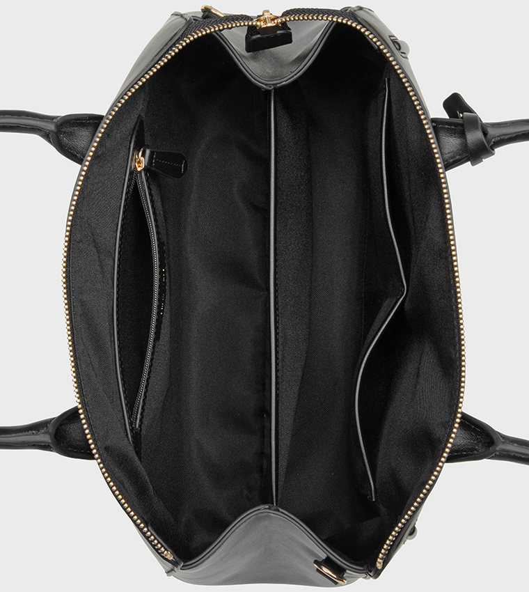 TENELY Textured Satchel Bag