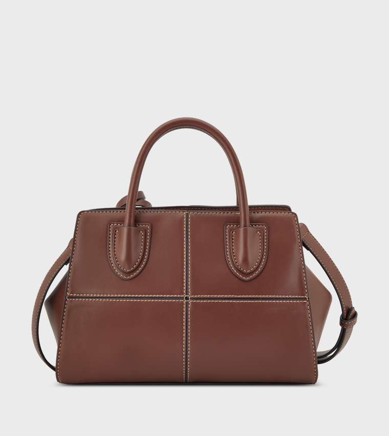 PAXTIN Stitch Detail Satchel Bag