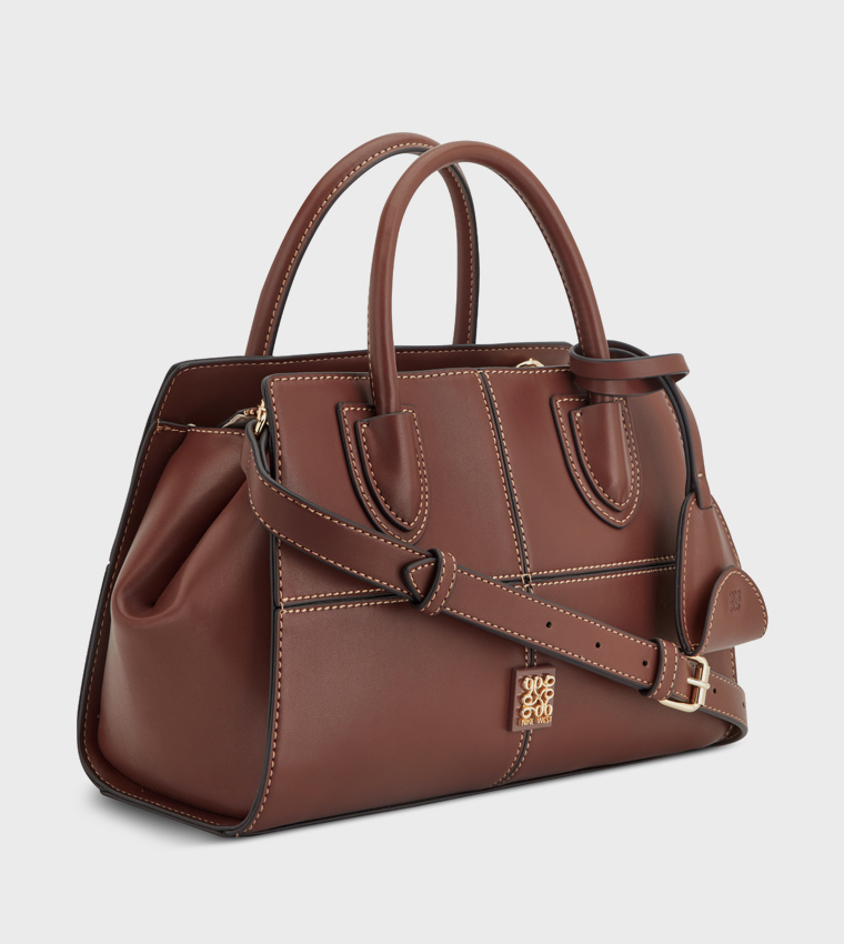 PAXTIN Stitch Detail Satchel Bag