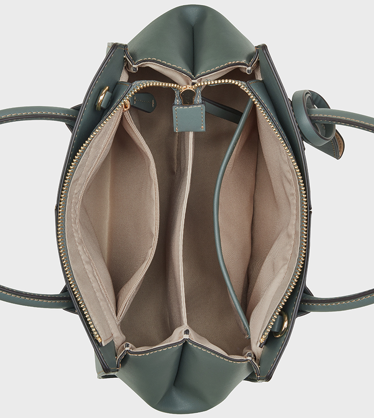 PAXTIN Stitch Detail Satchel Bag