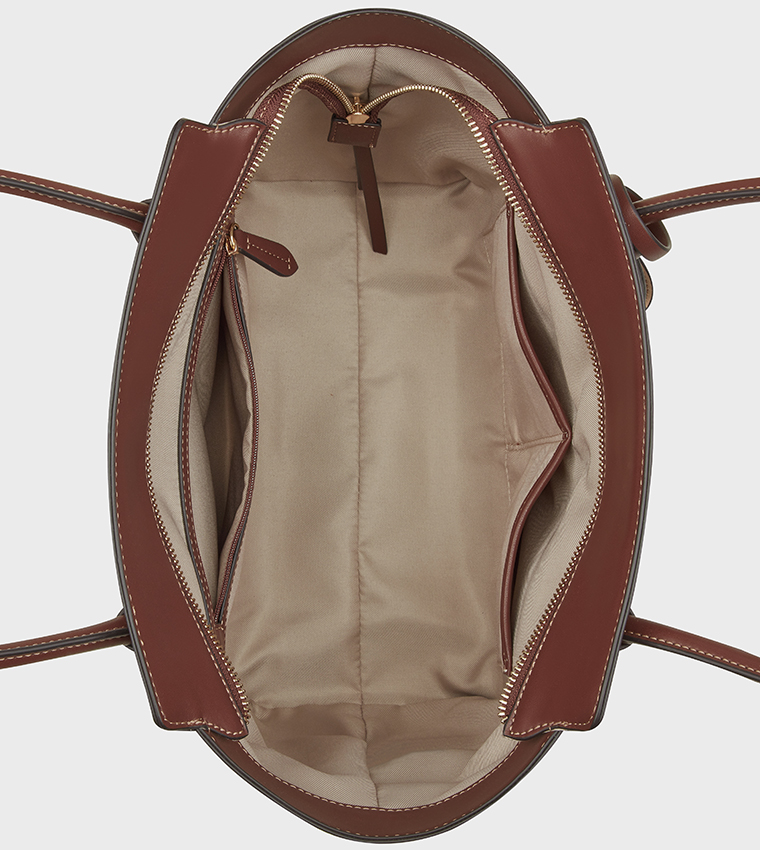 PAXTIN Stitch Detail Satchel Bag