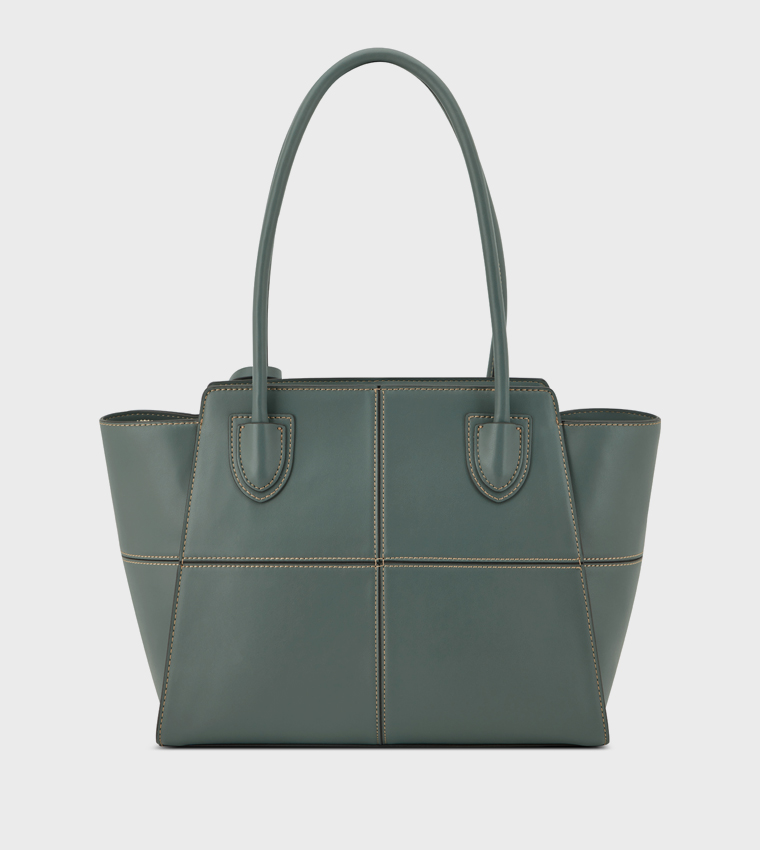 PAXTIN Stitch Detail Satchel Bag
