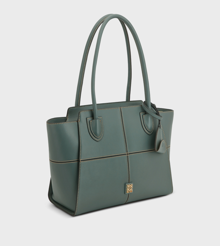 PAXTIN Stitch Detail Satchel Bag
