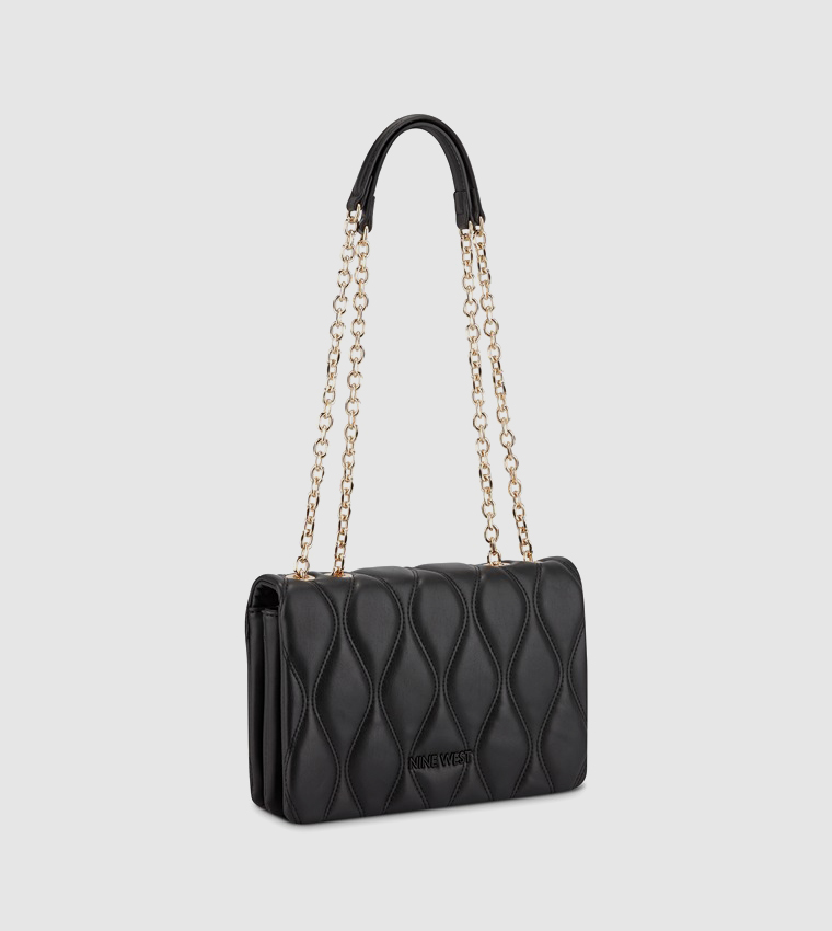 Buy Nine West AURELIE Snakeskin Pattern Crossbody Bag In Black 6thStreet Bahrain