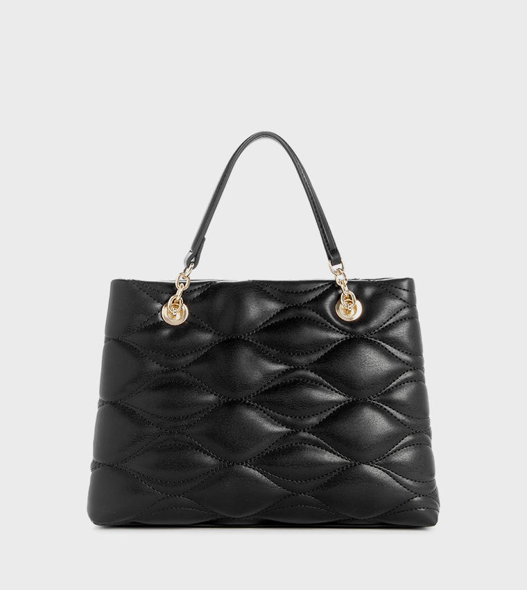 LEINI Quilted Mini Satchel Bag