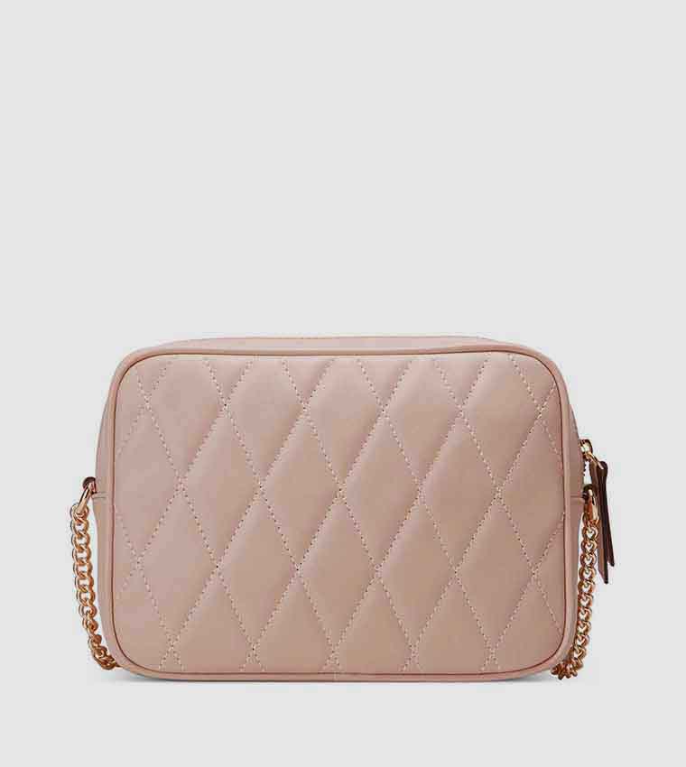 Pink store quilted bag