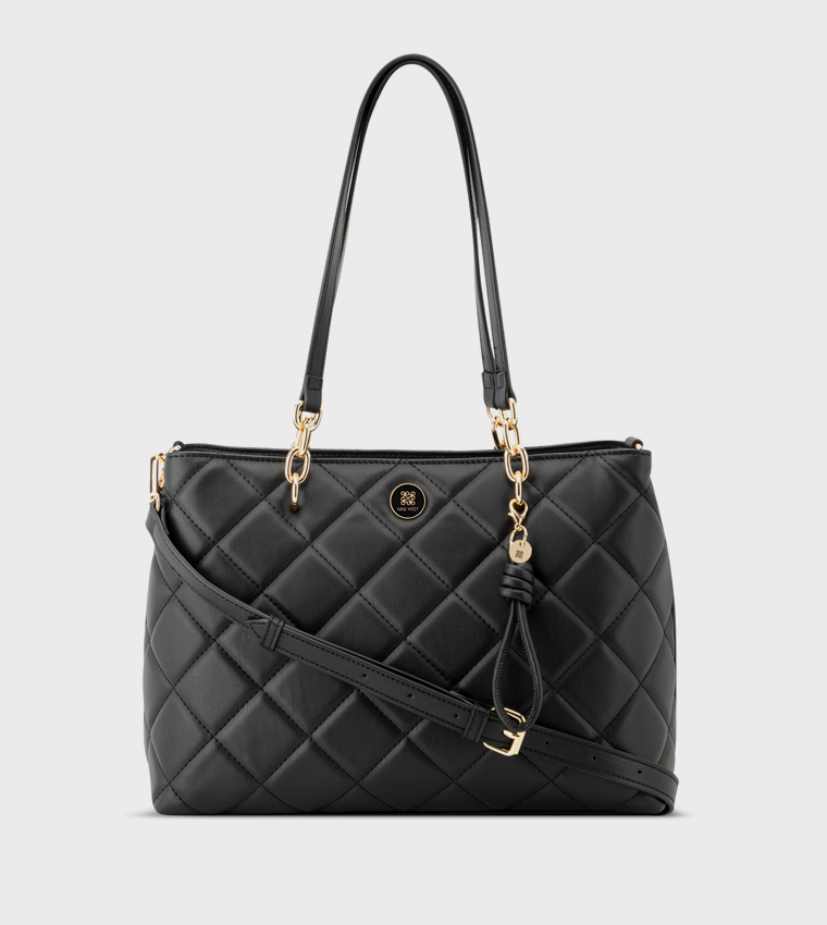 HALEEMA Quilted Tote Bag