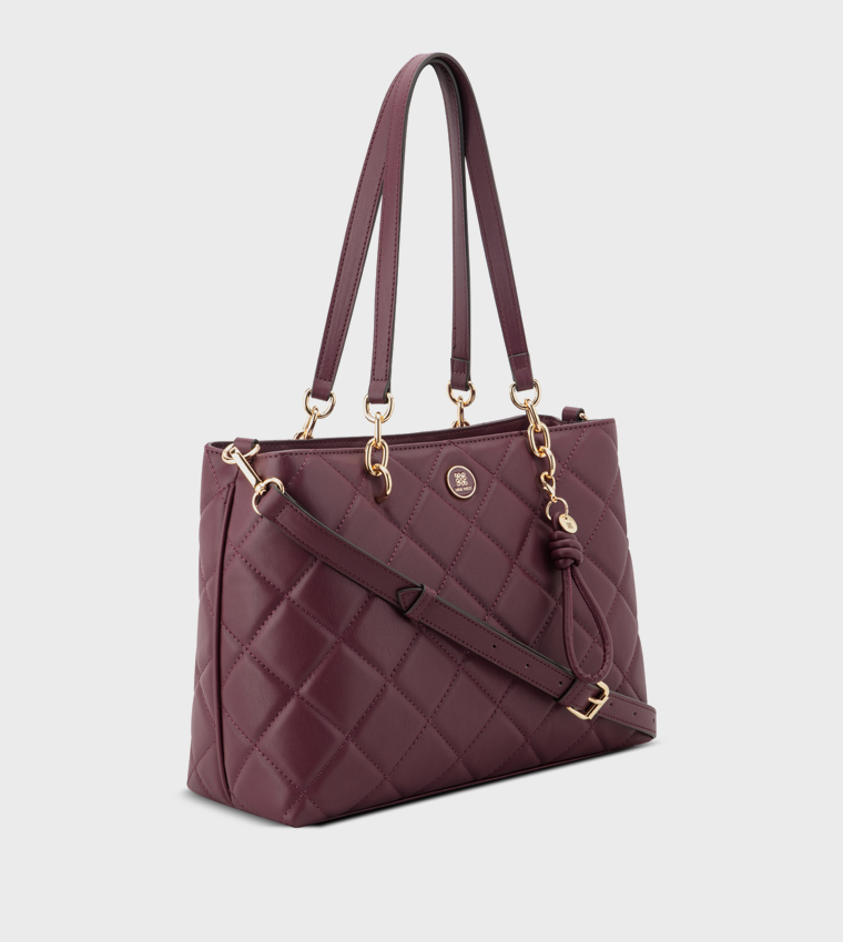 HALEEMA Quilted Tote Bag