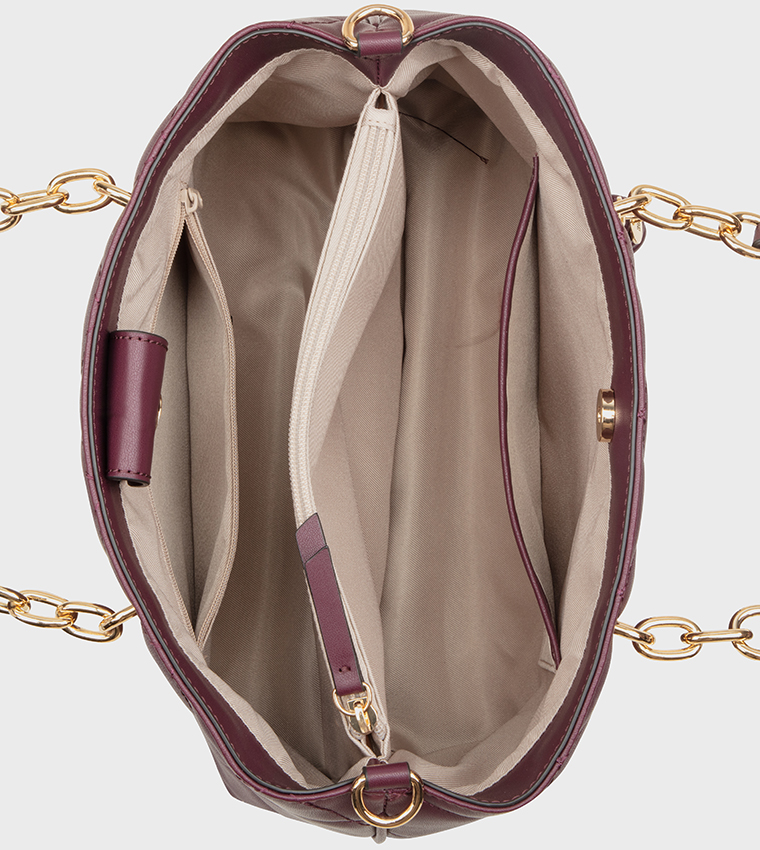 HALEEMA Quilted Tote Bag