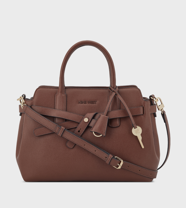 LILLE Textured Satchel Bag