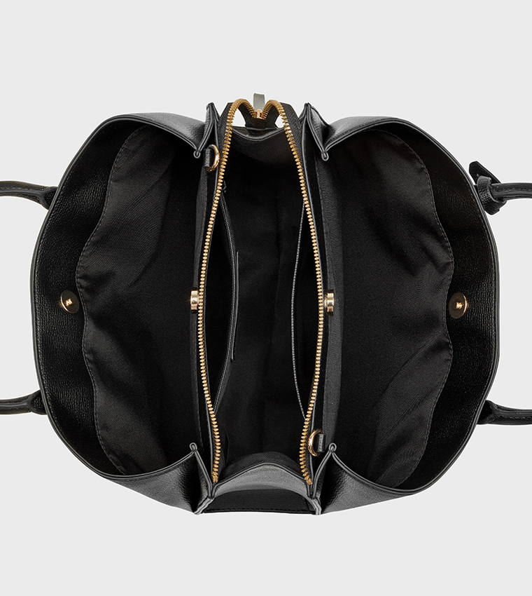 KYRIE Textured Satchel Bag