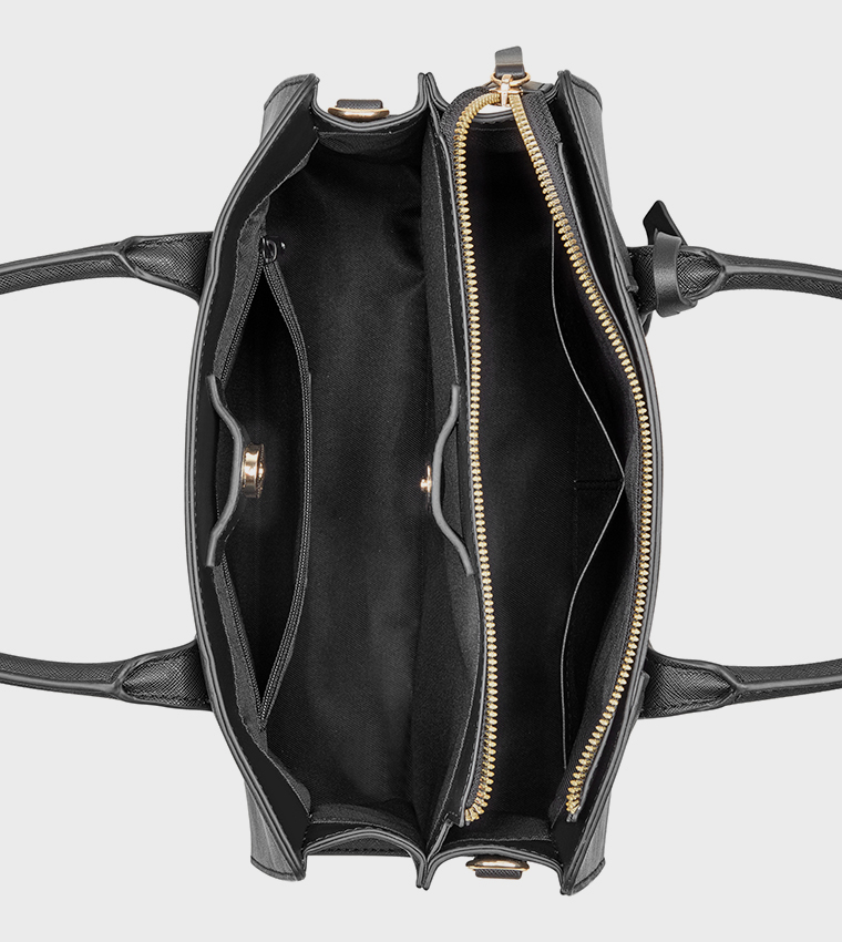 GRADY Logo Detail Satchel Bag