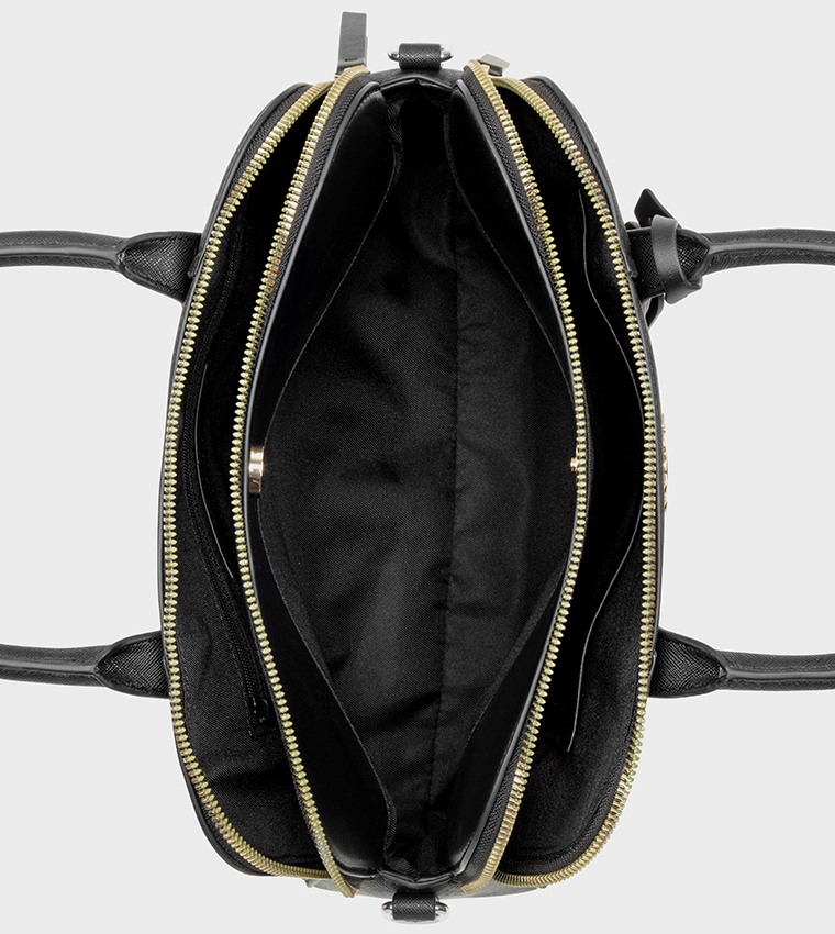 GRADY Textured Satchel Bag