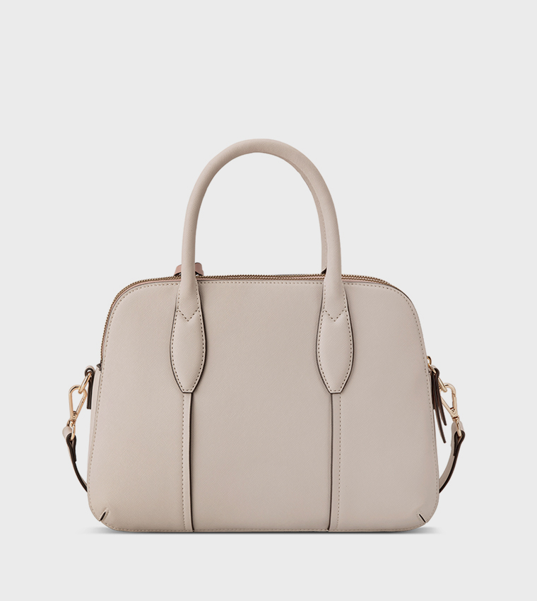 GRADY Textured Satchel Bag
