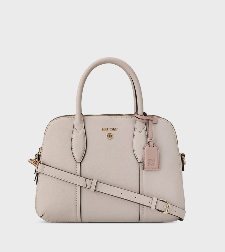 GRADY Textured Satchel Bag