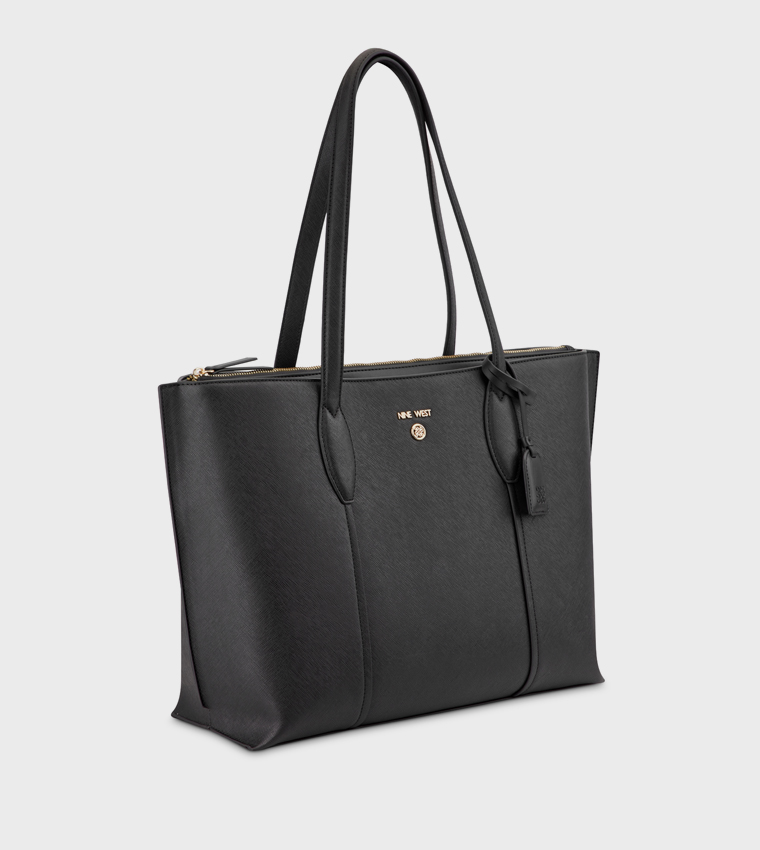 GRADY Logo Detail Zippered Tote Bag