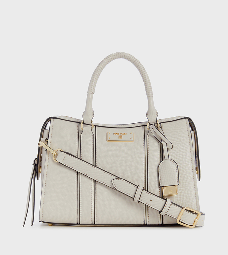 BRODIE Textured Satchel Bag