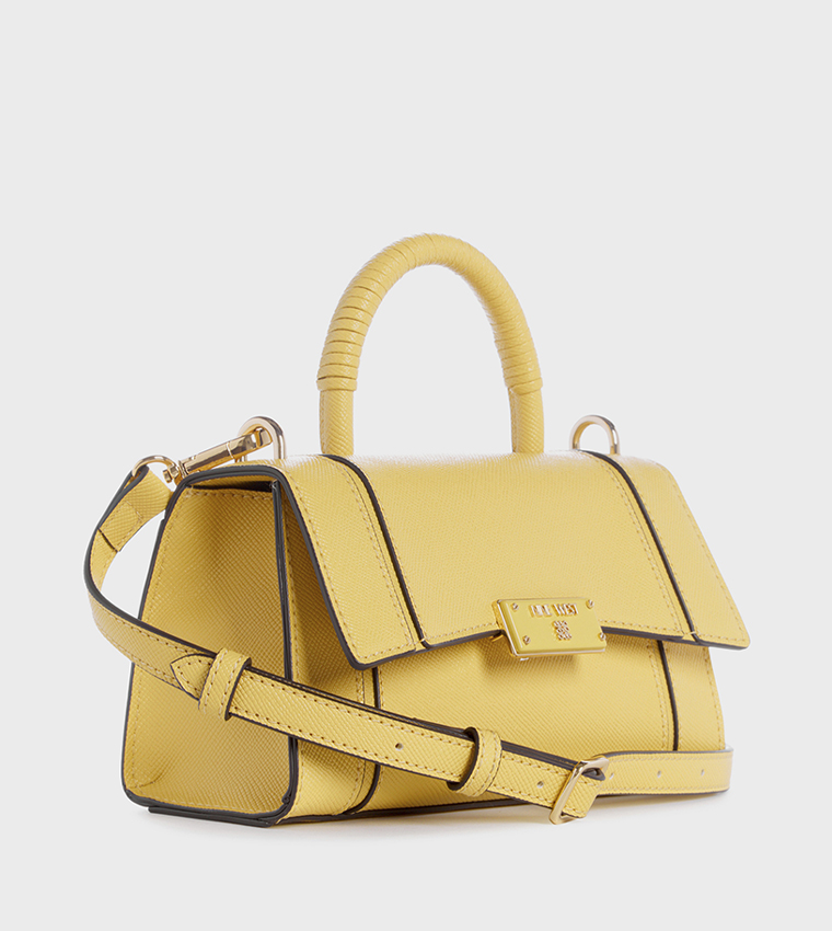BRODIE Textured Top Handle Bag