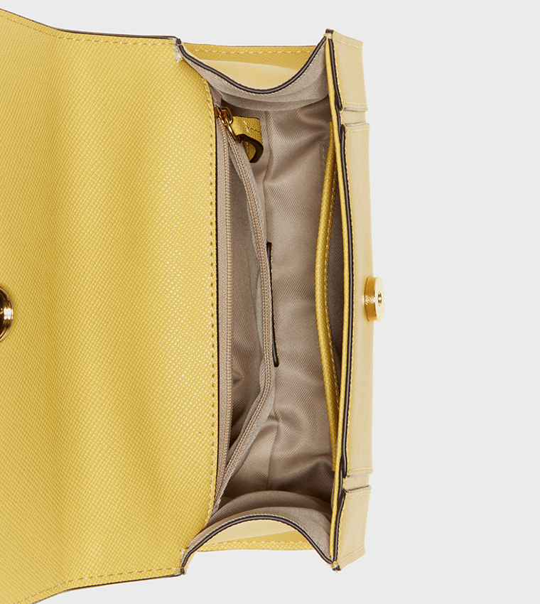 BRODIE Textured Top Handle Bag