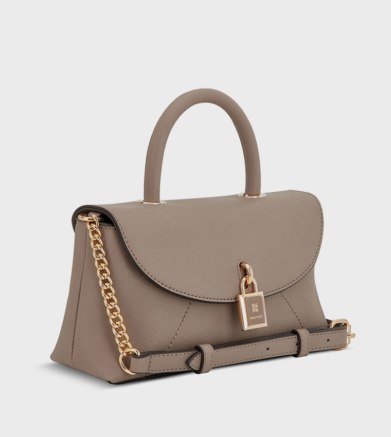 DARIKA Textured Top Handle Bag