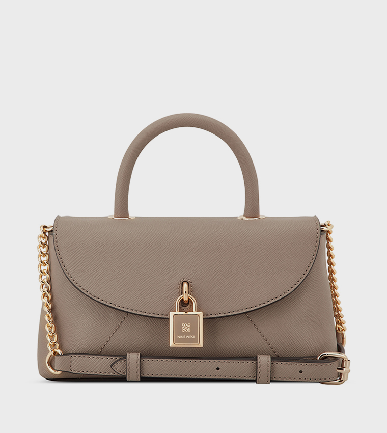 DARIKA Textured Top Handle Bag