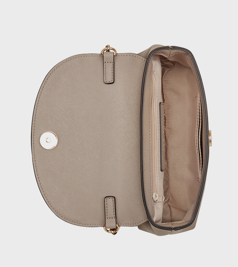 DARIKA Textured Top Handle Bag