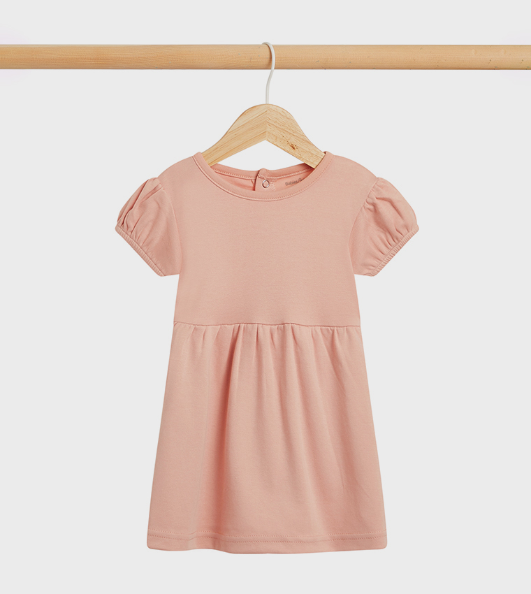 Pack of 3 Solid Short Sleeves Dresses