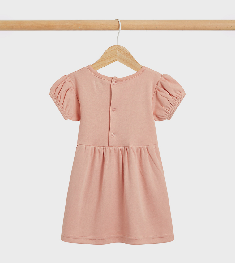 Pack of 3 Solid Short Sleeves Dresses