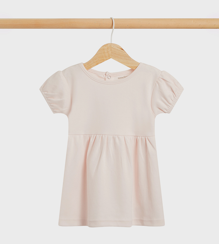 Pack of 3 Solid Short Sleeves Dresses