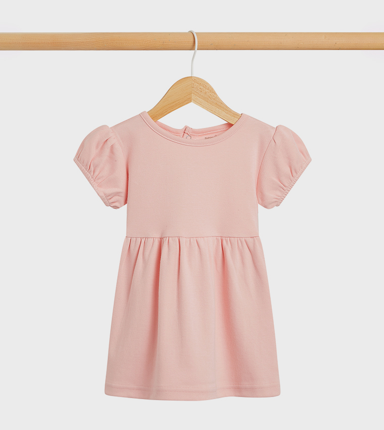 Pack of 3 Solid Short Sleeves Dresses