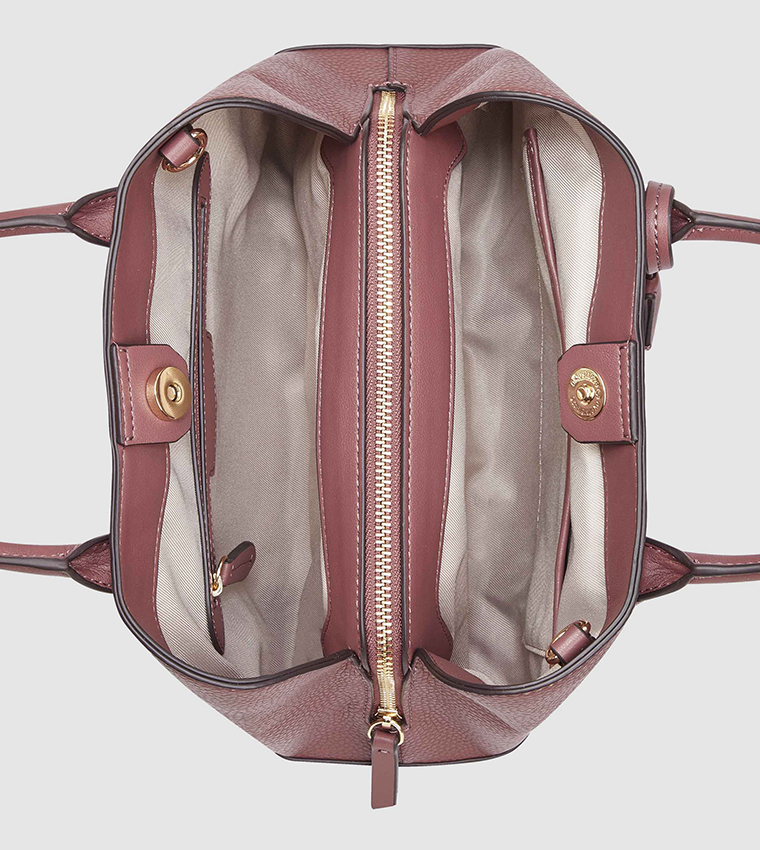 BROOKLYN JET SET Printed Satchel Bag