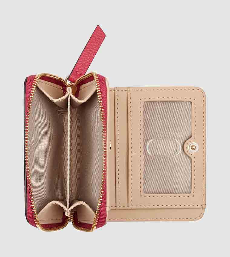 LINNETTE Textured Zip-Around Wallet