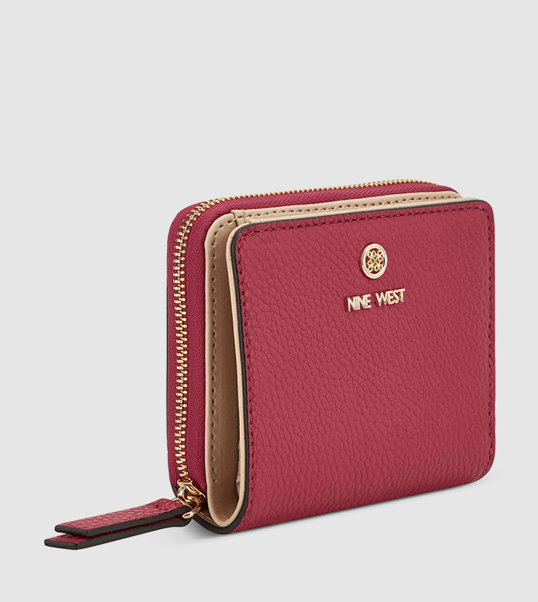 LINNETTE Textured Zip-Around Wallet